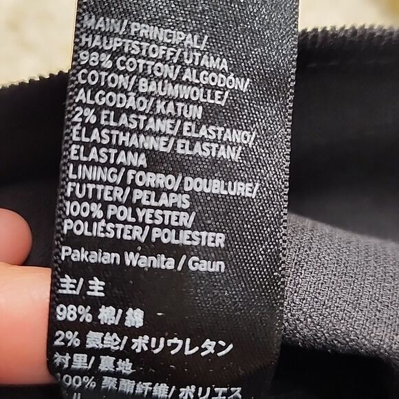 TOPSHOP NWT Black Velvet Mini Dress Front Zipper sz 8 Classy City Preppy Office - Picture 8 of 9